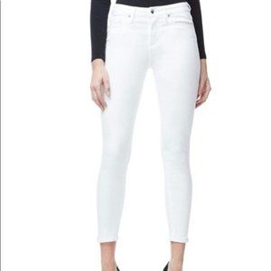 Good American Ankle Crop Jeans White NEW